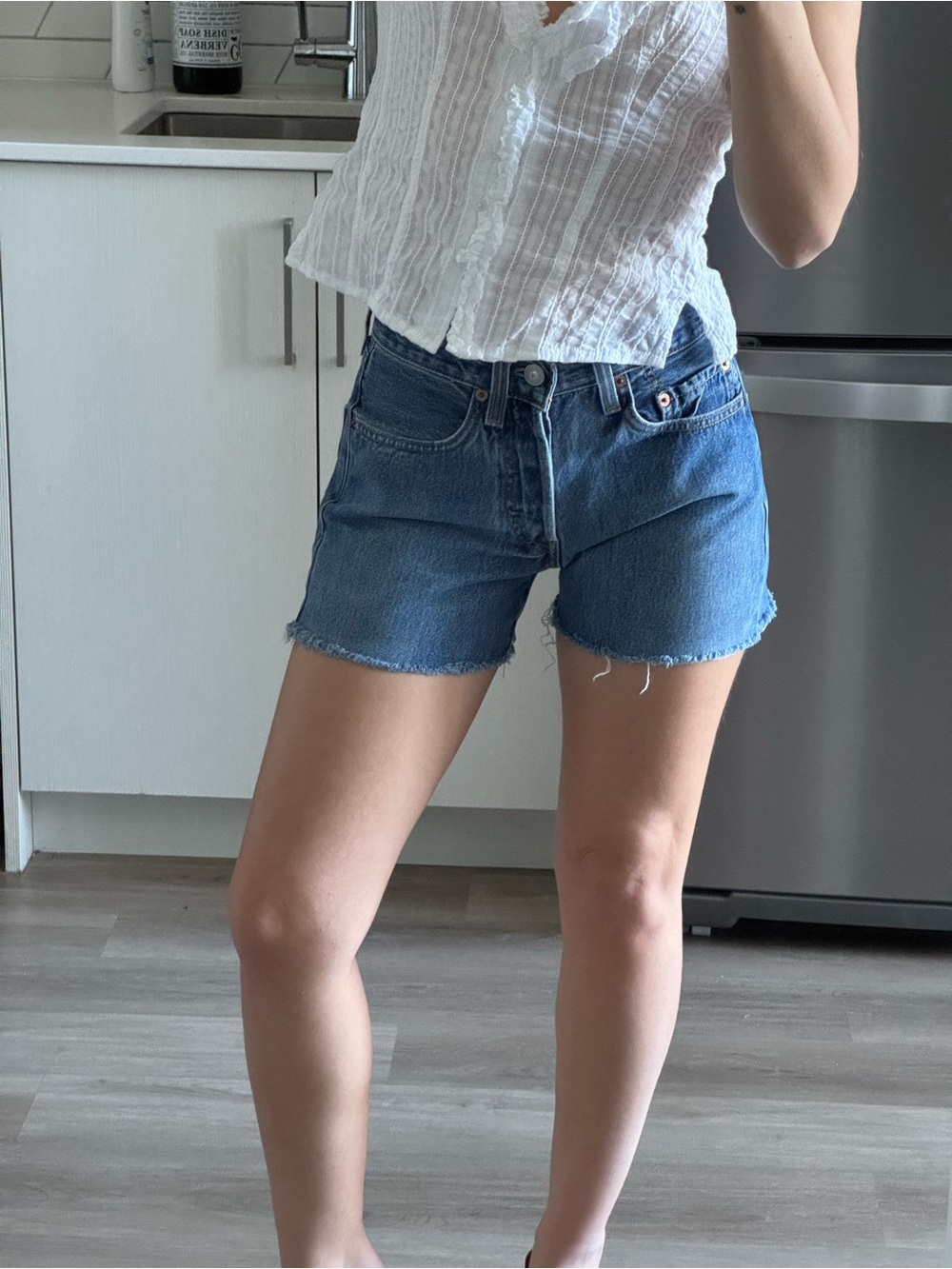 Vintage Levi’s Blue Denim Women’s Shorts RE/DONE